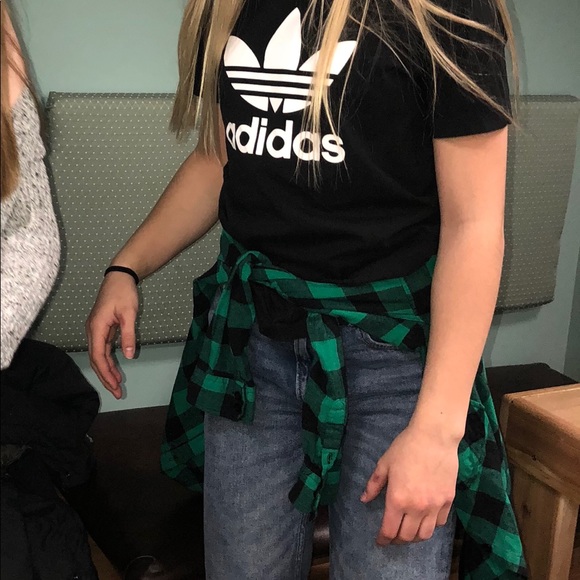 Forever 21 Tops - Green boyfriend flannel